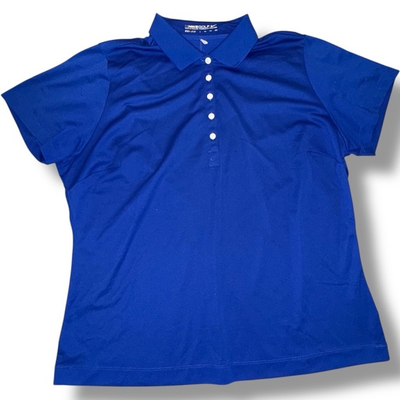 NIKE GOLF Performance Dry Fit Women’s Polo - 2XL Royal Blue - Picture 5 of 12
